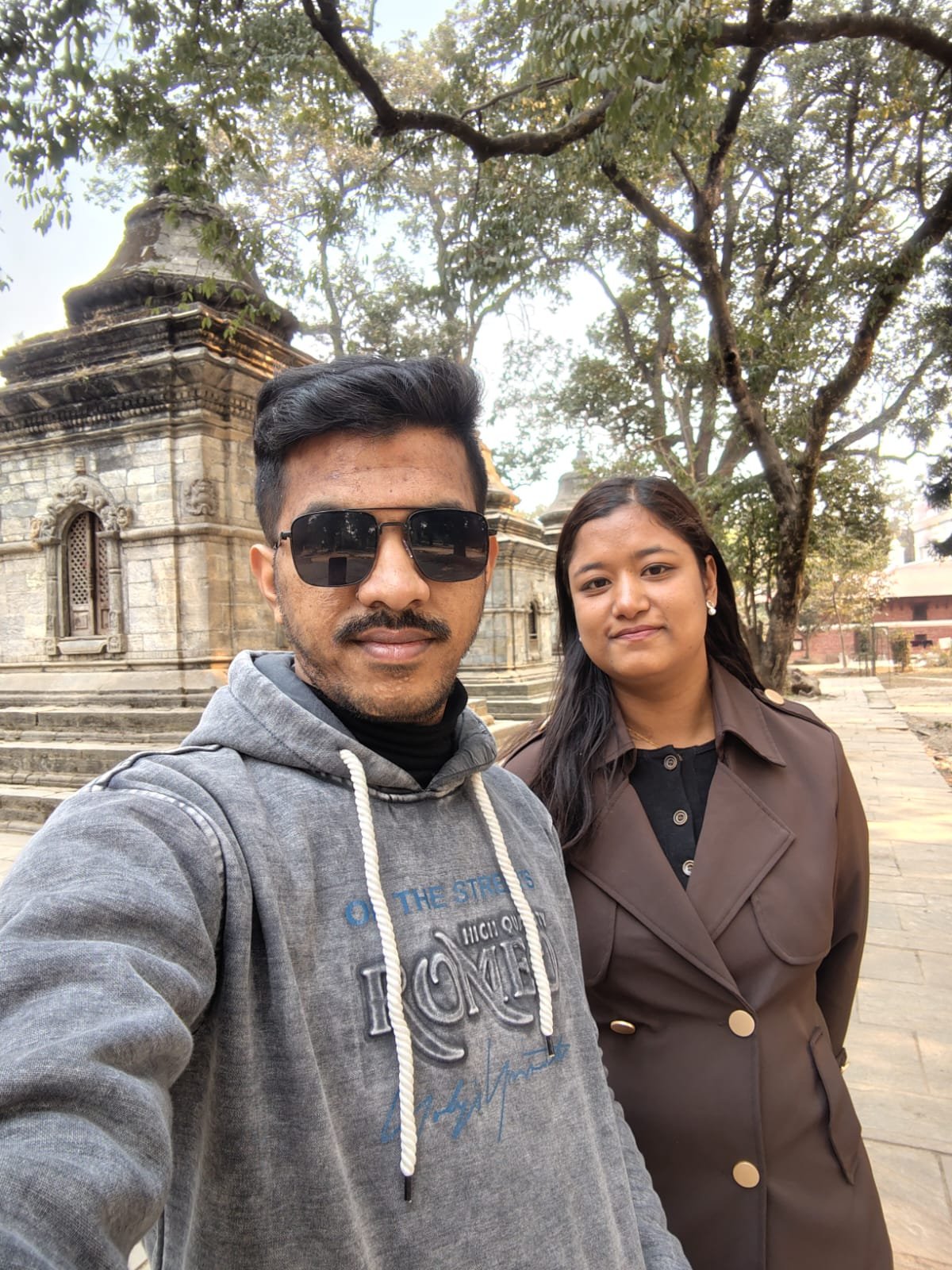 Alina and Akash returning to Nepal together