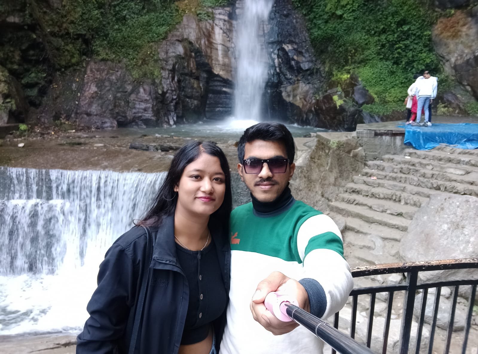 Couple exploring Gangtok together