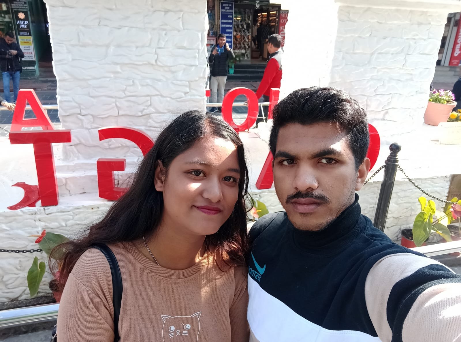 Romantic trip of Alina and Akash in Gangtok