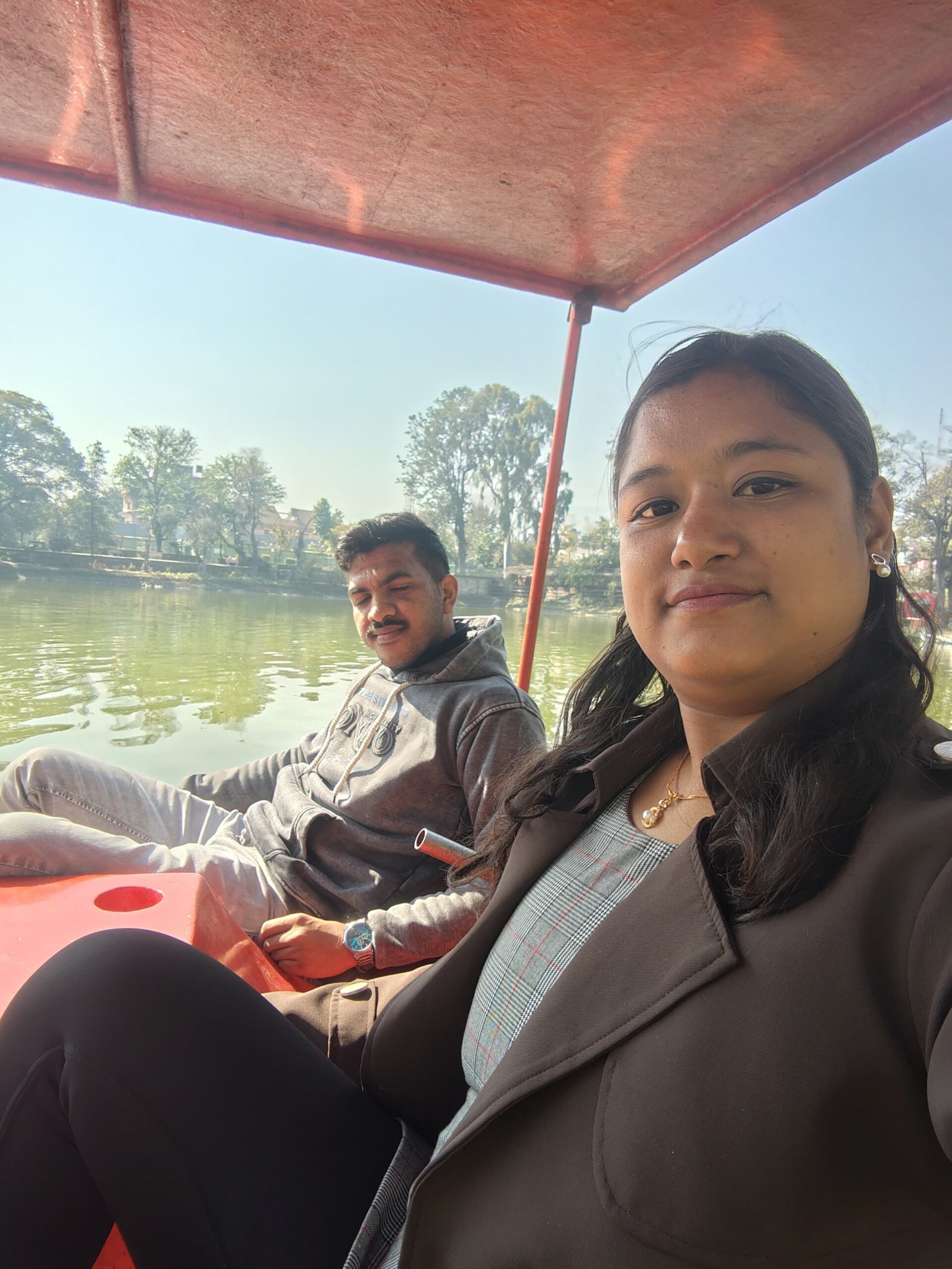 Alina and Akash enjoying Nepal together